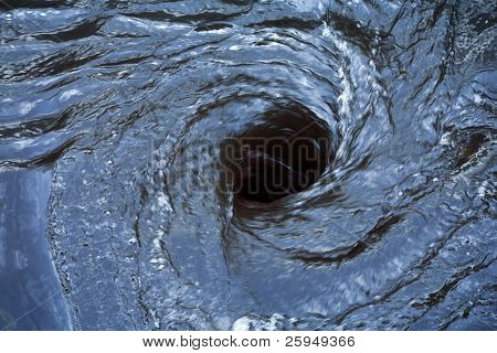 น้ำ Vortex หมายเหตุ: บางเบลอเคลื่อนไหวลักษณะพิเศษเพิ่มขึ้น