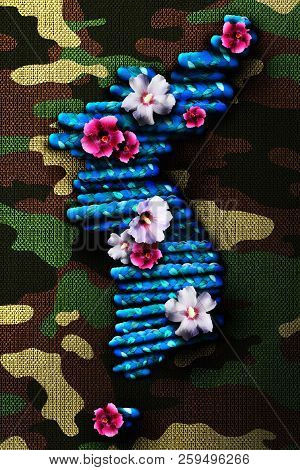 3d Rendering Idea For Peace In The Korean Peninsula.