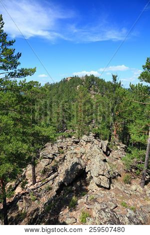 Rocky Tops  Of The Yablonovy Ridge. Siberia, Transbaikalia, Tract Dvorci (palaces)