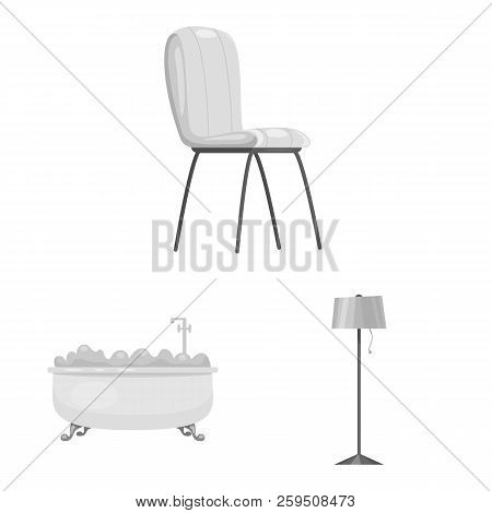 Vector Design Of Furniture And Apartment Icon. Collection Of Furniture And Home Stock Vector Illustr