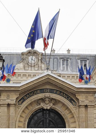 Banque de France je centrální banka z Francie. To je jeden z jejich budov v Paříži.