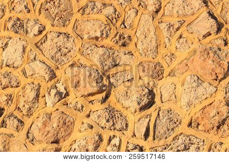Close Up Stone Texture, Crushed Stone, Railway Ballast, Gray Patttern Background, High Resolution Se