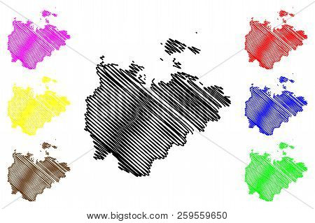 Sakha (russia, Subjects Of The Russian Federation, Republics Of Russia) Map Vector Illustration, Scr