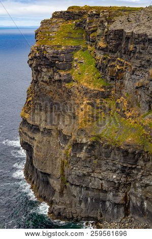 Cliffs Of Moher With Rocks And Ocean