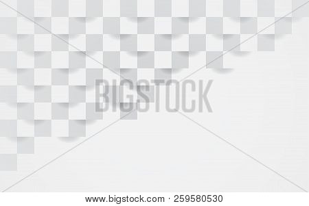 White Abstract Texture. Vector Background 3d Paper Art Style Can Be Used In Cover Design, Book Desig
