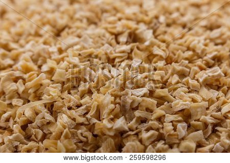 Fragrant Dried Parsnip On A White Acrylic Background