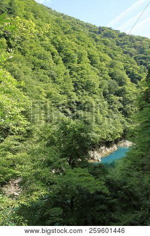 Dakigaeri Gorge In Senboku, Akita, Japan