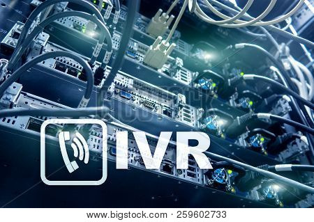Ivr Interactive Voice Response Communication Concept. Servers