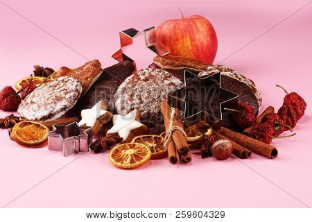 Typical German Gingerbreads Such As Lebkuchen And Aachener Printen