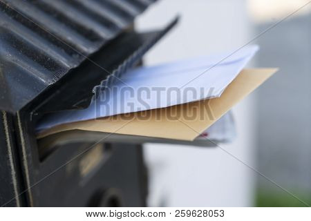 Some Letters There Are In The  Black Letterbox