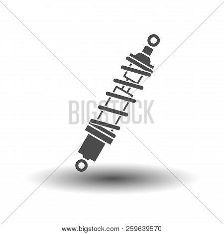 Car Suspension Isolated Icon On White Background, Auto Service, Repair, Car Detail