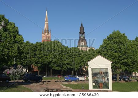 Capitale della Lettonia Riga, Baltico dichiara. Più grandi città del Baltico.