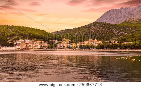 Peaceful Morning In Touristic Drvenik Village, Croatia