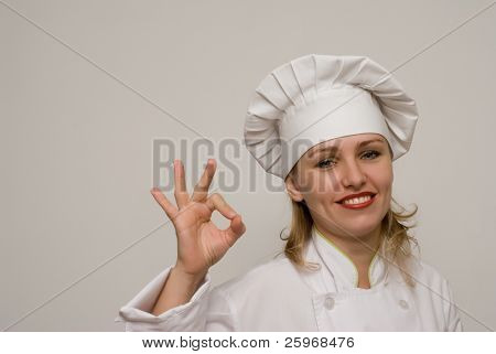 Chef hermoso. Retrato