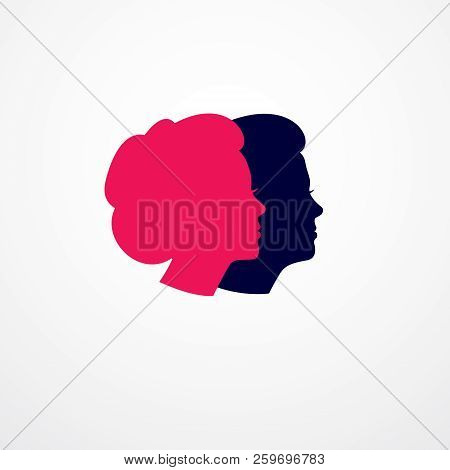 Woman Getting Old Age Years Conceptual Illustration, From Woman To Grandma, Aging Period And Cycle O