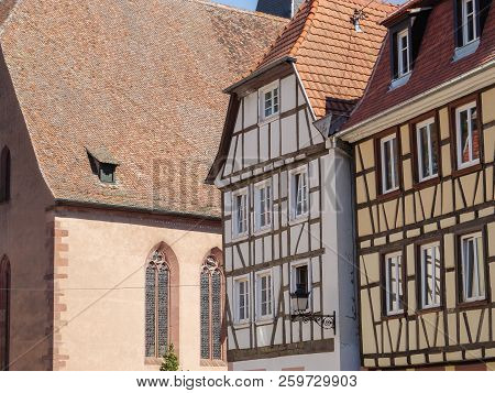 the City of weissenburg in the French alsace