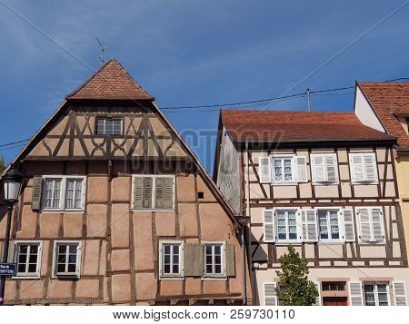 the City of wissembourg in the French alsace