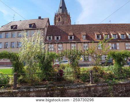 the City of weissenburg in the French alsace
