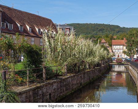 the City of weissenburg in the French alsace
