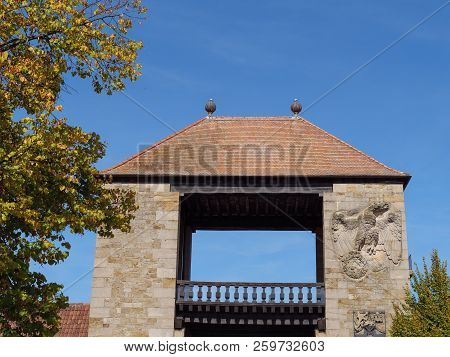 the small City of wissembourg in the French alsace