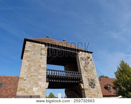 the small City of wissembourg in the French alsace