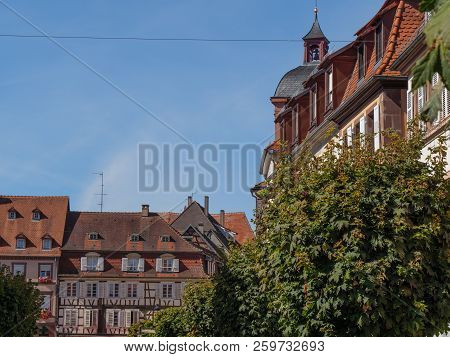 the small City of wissembourg in the French alsace