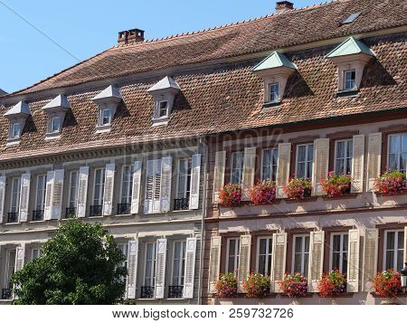 the small City of wissembourg in the French alsace