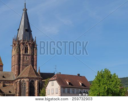 the small City of wissembourg in the French alsace