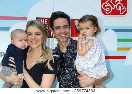 LOS ANGELES - SEP 22:  Riley Manno, Ali Fedotowsky, Kevin Manno, Molly Manno at the 7th Annual Celebrity Red CARpet Event at the Sony Studio on September 22, 2018 in Culver City, CA