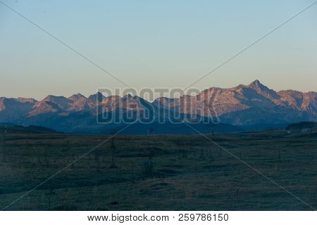 Mountains In Baqueira In Summer, Valle De Aran