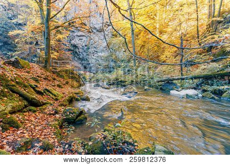 Wild River Doubrava, Autumn Landscape