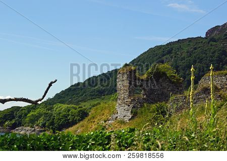 Strome Castle Is The Ruin Of A Lowland Castle On The Banks Of Loch Carron In Stromemore, 5.5 Km Sout