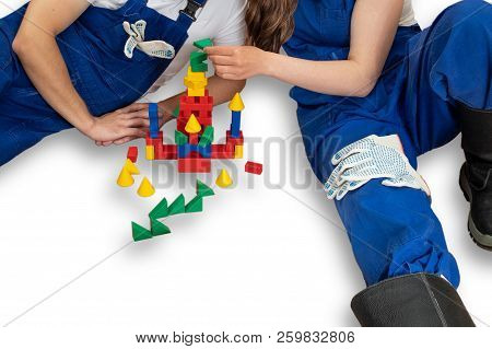 A Young Couple Plans To Build A House.