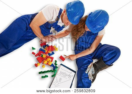 A Young Couple Plans To Build A House.