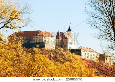 Średniowieczny zamek w Mukaczewo, na Ukrainie