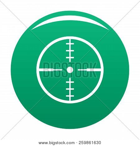 Thing Radar Icon. Simple Illustration Of Thing Radar Vector Icon For Any Design Green