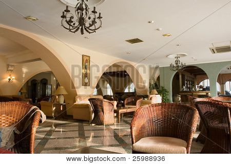Modern lüks otel lobisinde Oda, Kıbrıs