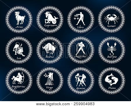 Horoscope Set: Leo, Virgo, Scorpio, Libra, Aquarius, Sagitarius, Pisces, Capricorn, Taurus, Aries, G