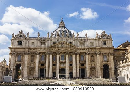 The Papal Basilica Of St. Peter In The Vatican
