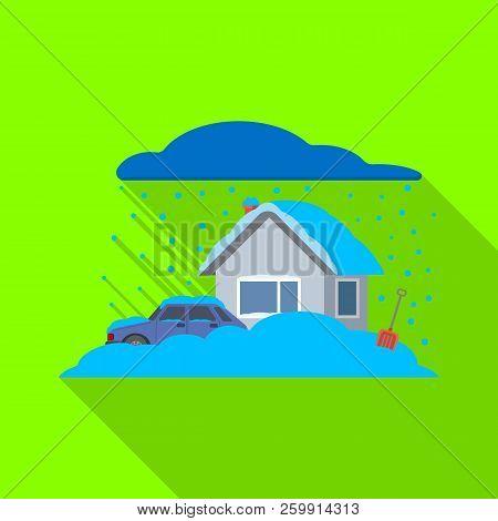 Isolated Object Of Natural And Disaster Logo. Set Of Natural And Risk Stock Vector Illustration.
