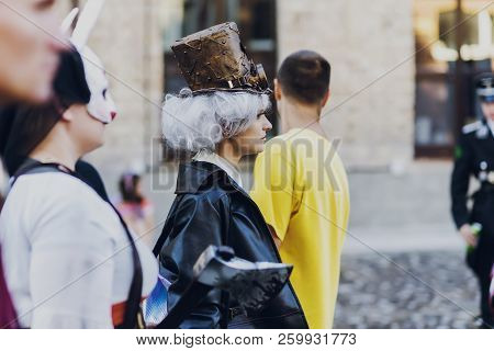 September 22, 2018 Kiev, Ukraine, Art Plant Platform. Festival Of Modern Pop Culture Comic Con,