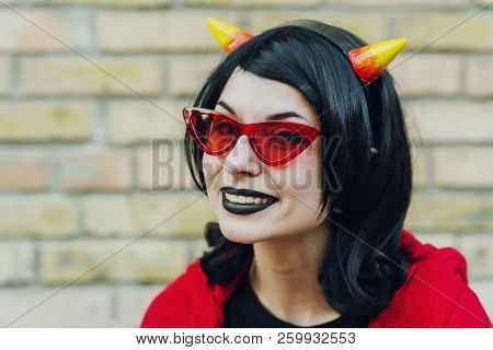 September 22, 2018 Kiev, Ukraine, Art Plant Platform. Festival Of Modern Pop Culture Comic Con. Girl