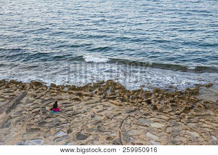 Europe. Peoples And City Life At  Coast, Urban View. Travel Photo 2018 September.