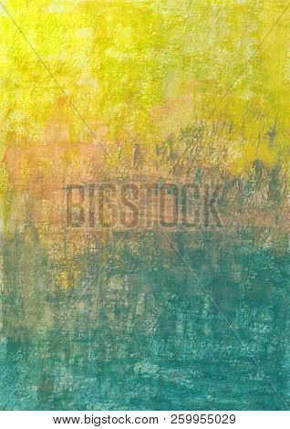 Watercolor Vivd Texture Abstract Background, Hand Drawn Illustration