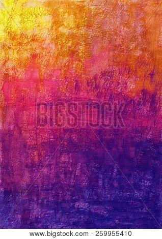 Watercolor Vivd Texture Abstract Background, Hand Drawn Illustration