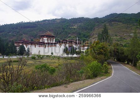 Pungtang Dechen Photrang Dzong Or Palace Of Great Bliss. Administrative Centre. Punakha Dzong, Bhuta