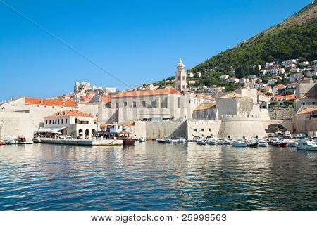 Dubrovnik Hafen und Altstadt, Kroatien