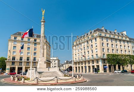 War Memorial In Caen - The Calvados Department Of Normandy, France