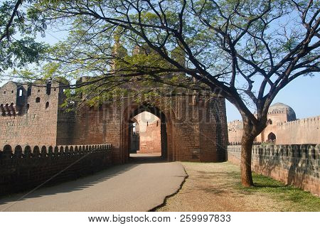 Entrance Gate Of Bidar Fort, Bidar, Karnataka