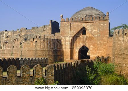 Gumbad Gate, Bidar Fort, Bidar, Karnataka State Of India